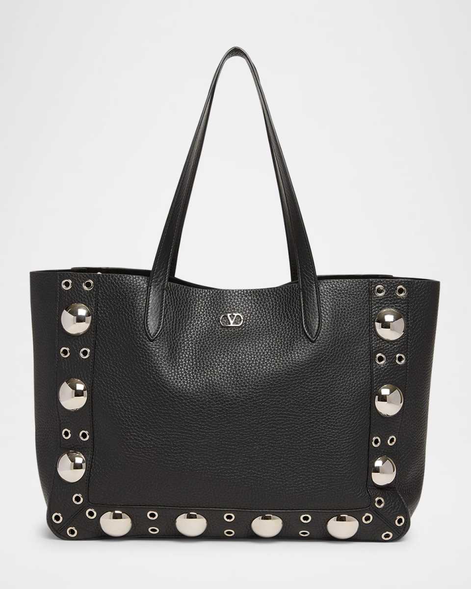 Nellcote Studded Leather Tote Bag